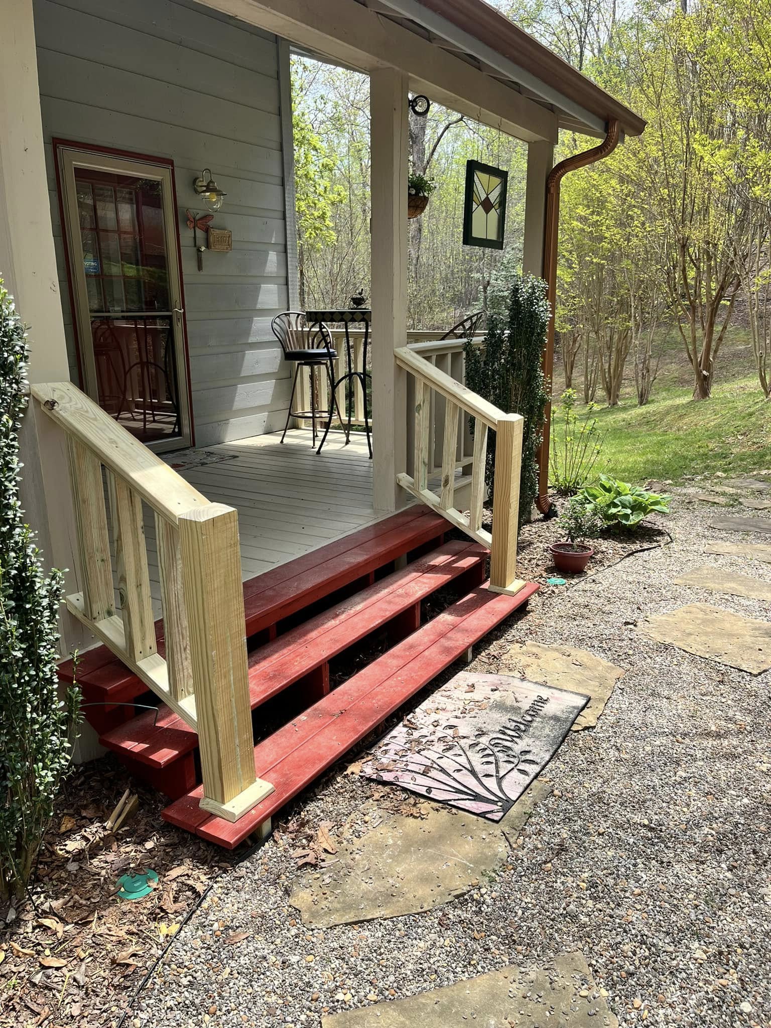 Deck building framing and structural carpentry in Blairsville, GA