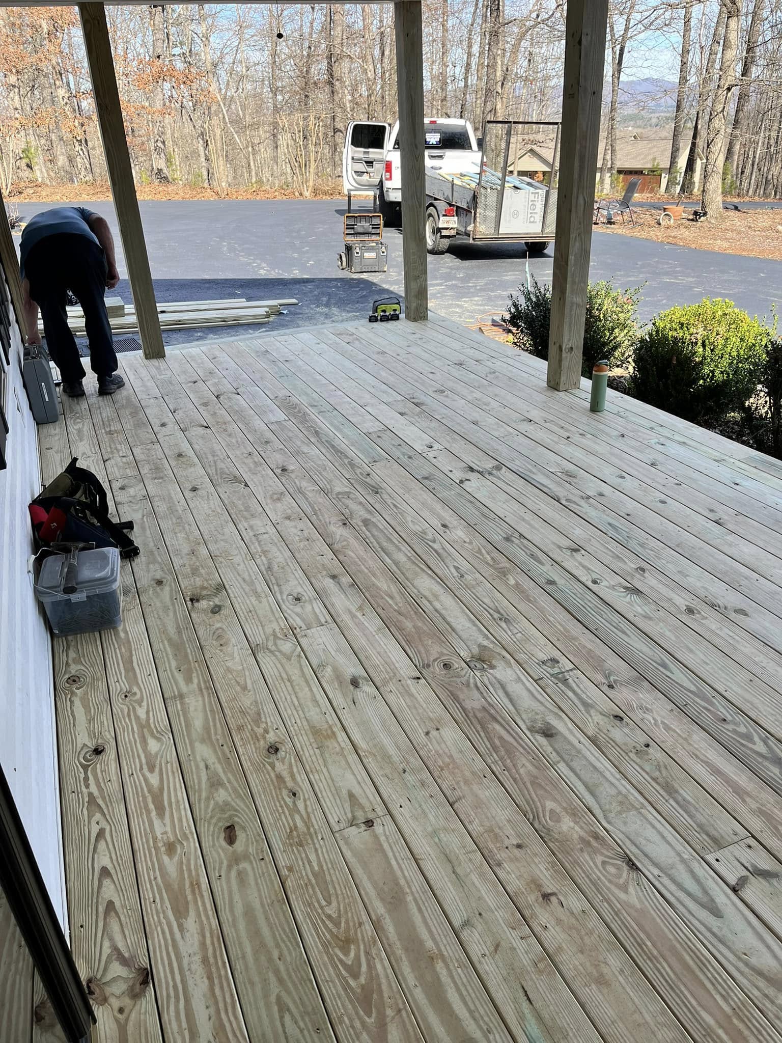 Outdoor structure and home improvement build in Union County, GA